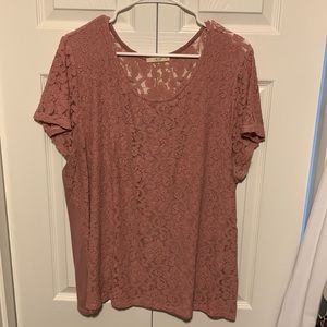 Lacey pink top